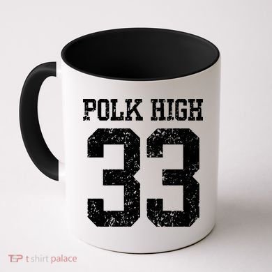 Polk High Number 33 Coffee Mug