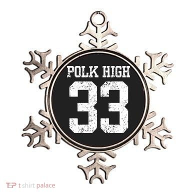 Polk High Number 33 Ornament
