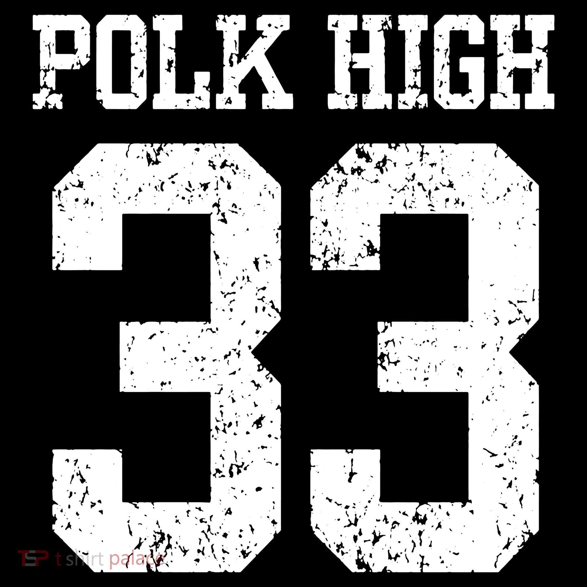 Polk High Number 33 Ornament