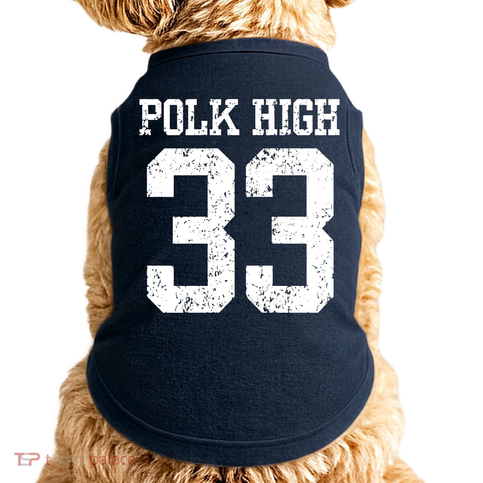 Polk High Number 33 Doggie Tank