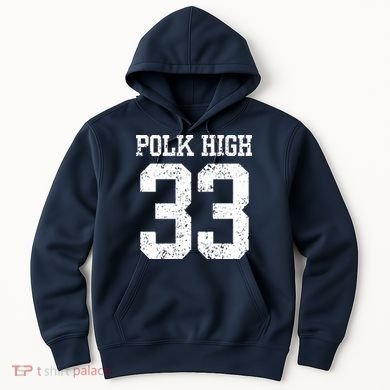 Polk High Number 33 Hoodie