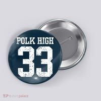 Polk High Number 33 Button thumb 0