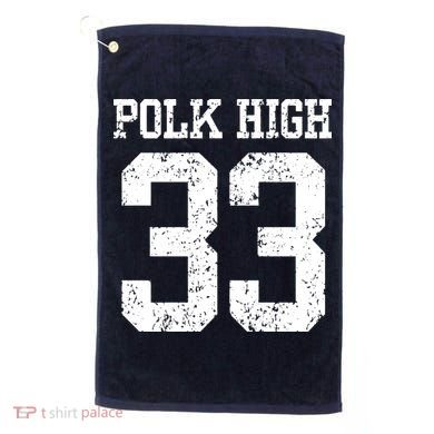 Polk High Number 33 Golf Towel