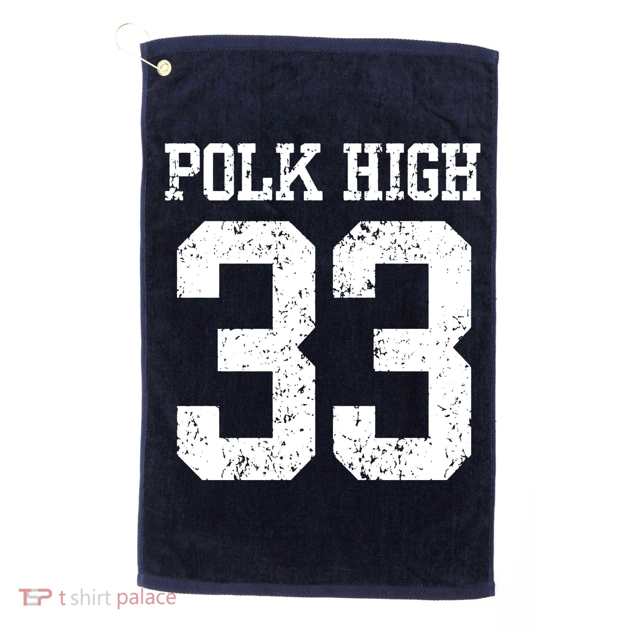 Polk High Number 33 Golf Towel