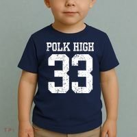 Polk High Number 33 Toddler T-Shirt thumb 2