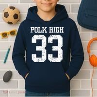 Polk High Number 33 Kids Hoodie thumb 2