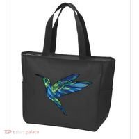 Polygonal Hummingbird Nature Tote Bag thumb 3