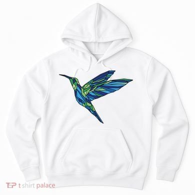 Polygonal Hummingbird Nature Hoodie