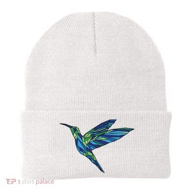 Polygonal Hummingbird Nature Beanie