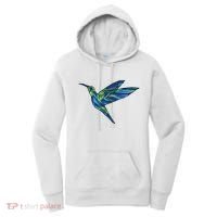 Polygonal Hummingbird Nature Women's Hoodie thumb 0