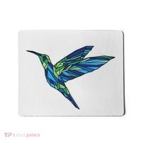 Polygonal Hummingbird Nature Mousepad thumb 0