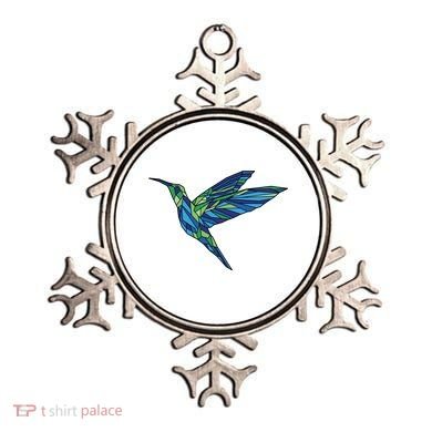 Polygonal Hummingbird Nature Ornament
