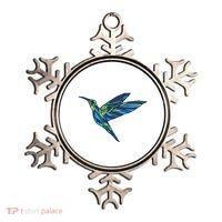 Polygonal Hummingbird Nature Ornament thumb 0