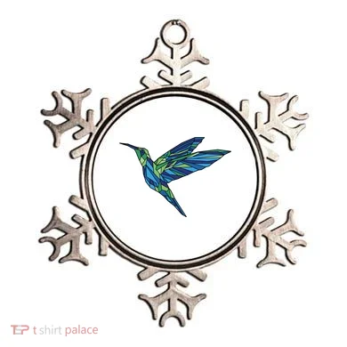 Polygonal Hummingbird Nature Ornament