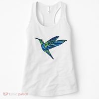 Polygonal Hummingbird Nature Women's Tank Top thumb 0