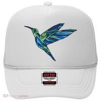Polygonal Hummingbird Nature Hat thumb 0