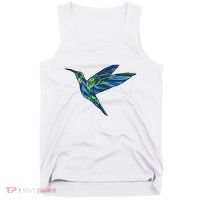 Polygonal Hummingbird Nature Tank Top thumb 0