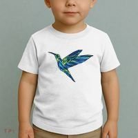 Polygonal Hummingbird Nature Toddler T-Shirt thumb 2