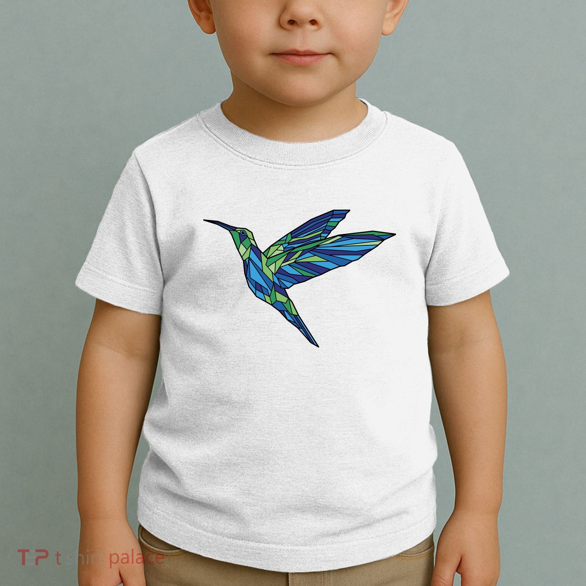 Polygonal Hummingbird Nature Toddler T-Shirt