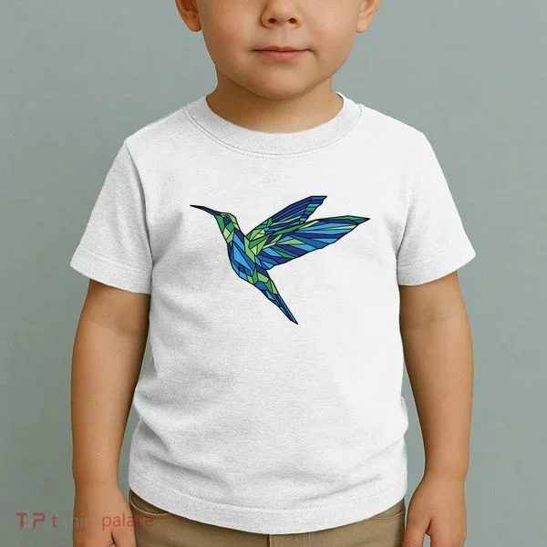 Polygonal Hummingbird Nature Toddler T-Shirt