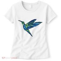Polygonal Hummingbird Nature Women's T-Shirt thumb 0