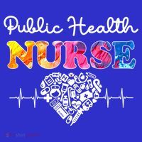 Public Health Nurse Watercol Love Heart Stethoscope Rn Nurse Gift T-Shirt thumb 7