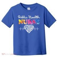 Public Health Nurse Watercol Love Heart Stethoscope Rn Nurse Gift Toddler T-Shirt thumb 0