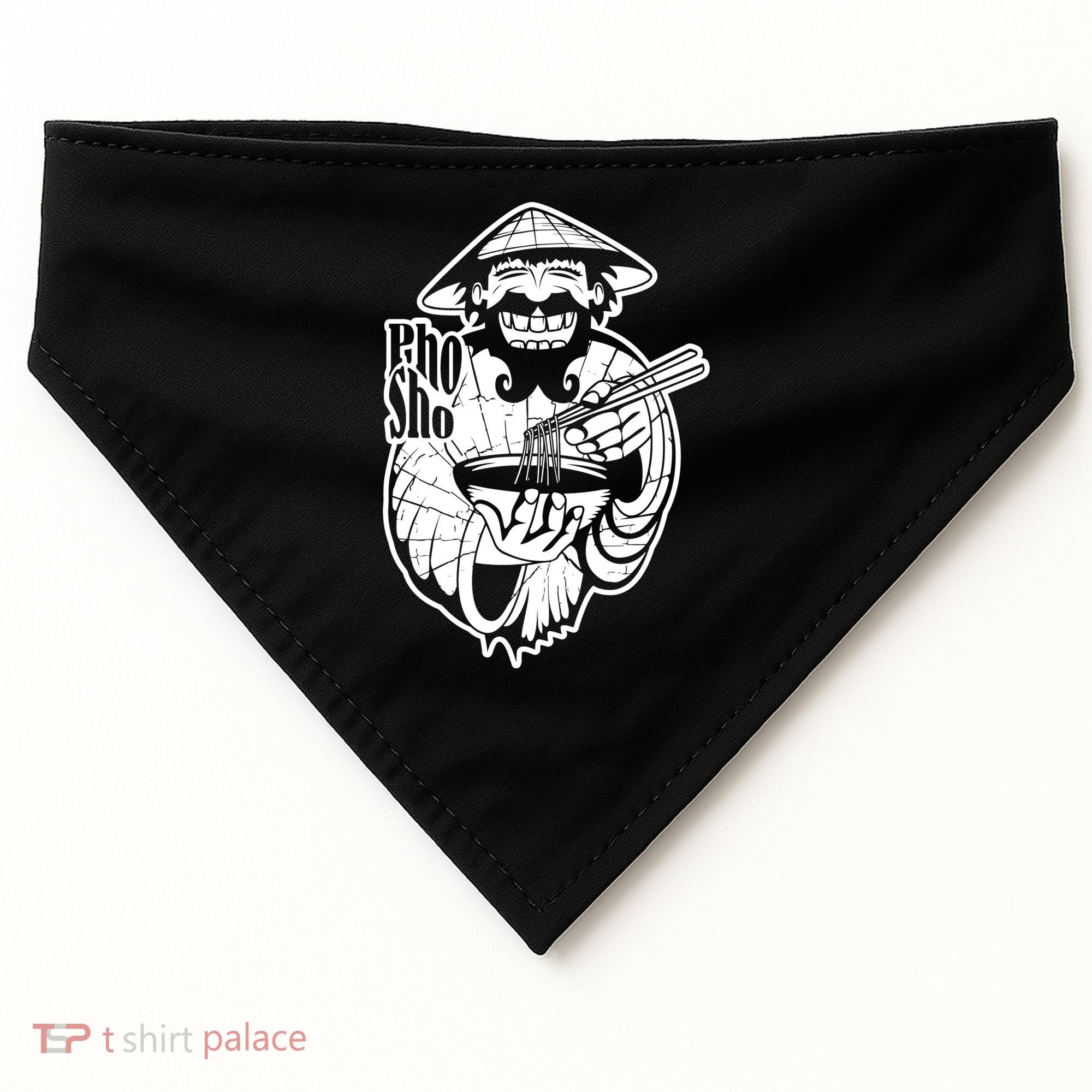 Pho Sho Funny Vietnamese USA-Made Doggie Bandana