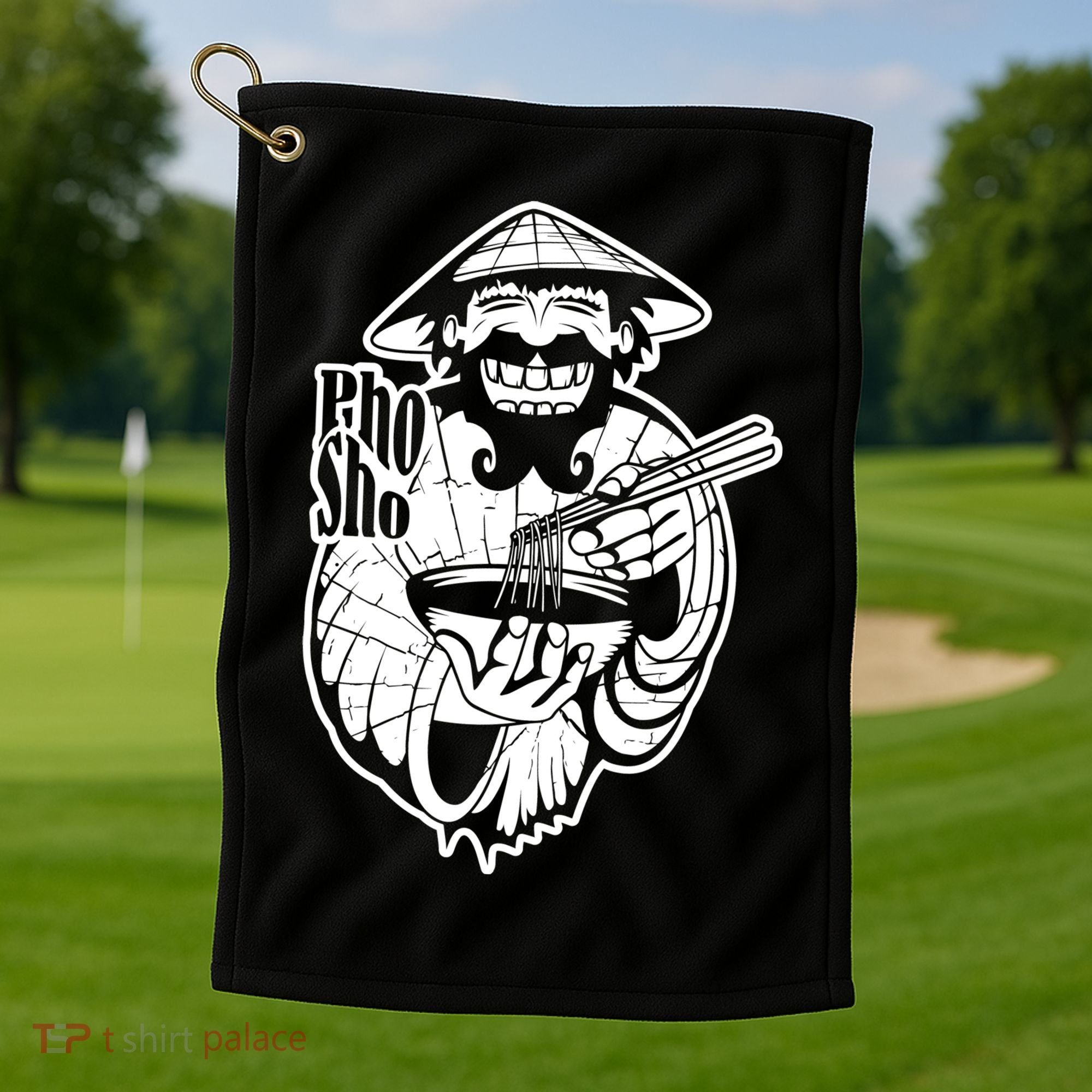 Pho Sho Funny Vietnamese Golf Towel