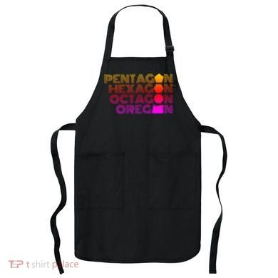 Pentagon Hexagon Octagon Oregon Apron