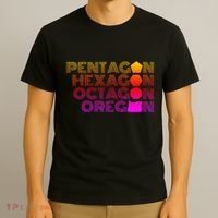 Pentagon Hexagon Octagon Oregon T-Shirt thumb 3
