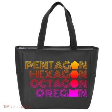 Pentagon Hexagon Octagon Oregon Tote Bag