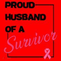Proud Husband Of A Survivor Breast Cancer Awareness Santa Hat thumb 1
