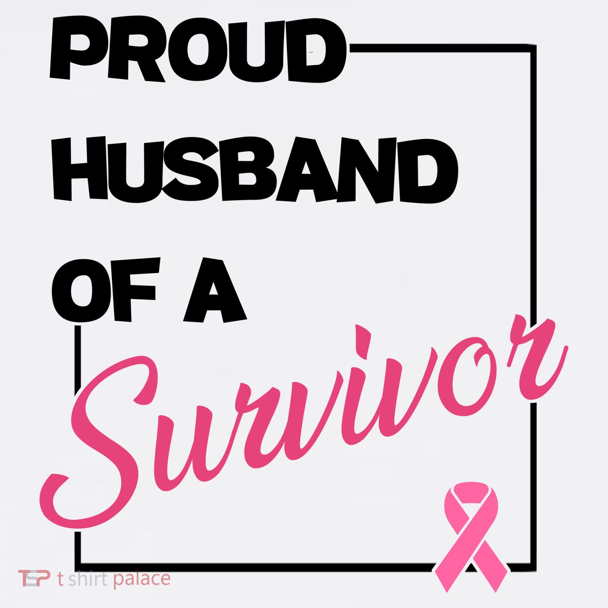 Proud Husband Of A Survivor Breast Cancer Awareness Mousepad
