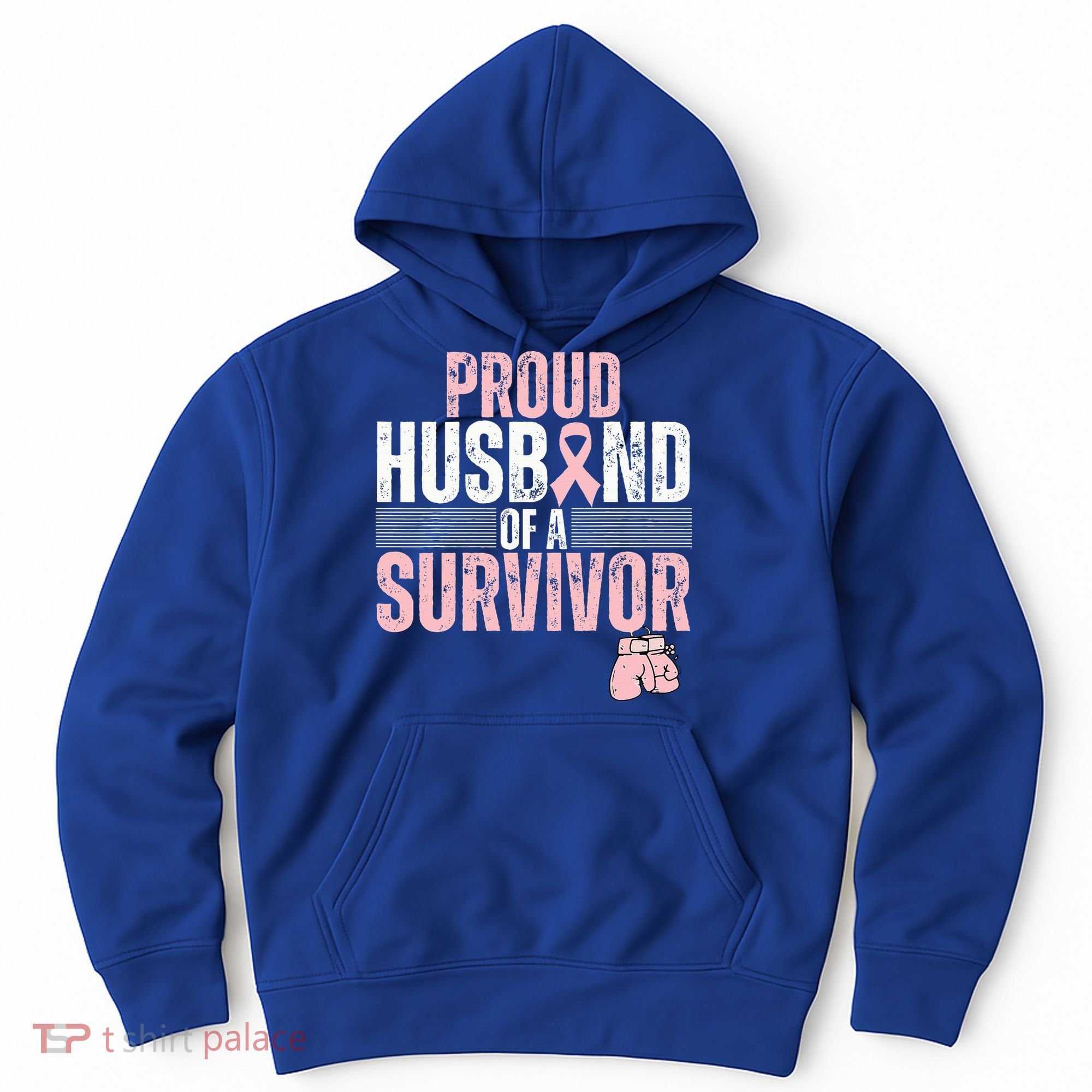 Proud Husband Of Survivor Breast Cancer Survivor Awareness Hoodie