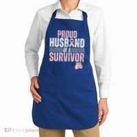 Proud Husband Of Survivor Breast Cancer Survivor Awareness Apron thumb 2