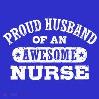 Proud Husband Of An Awesome Nurse Mousepad thumb 1