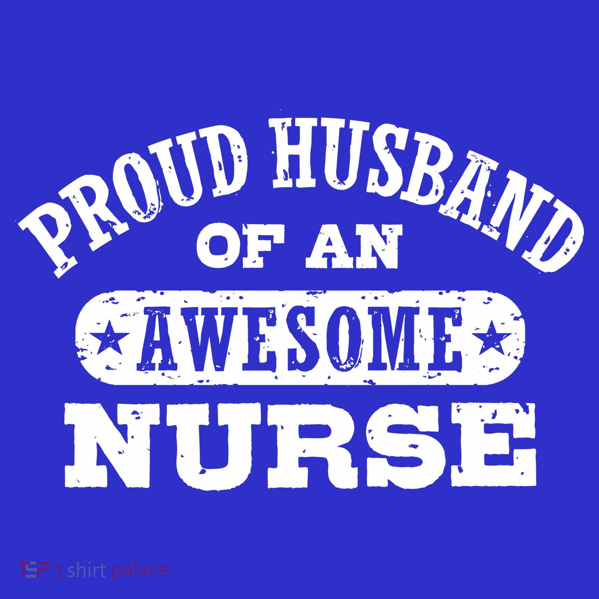 Proud Husband Of An Awesome Nurse Mousepad