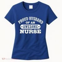 Proud Husband Of An Awesome Nurse Women's T-Shirt thumb 0