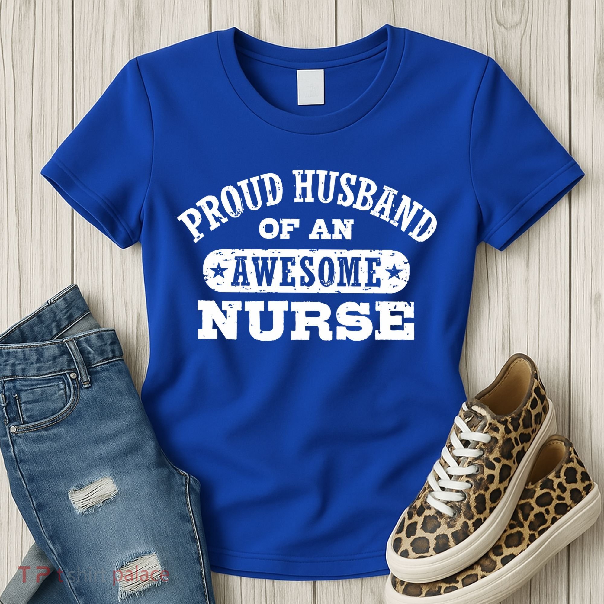 Proud Husband Of An Awesome Nurse Women's T-Shirt