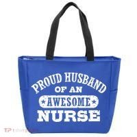 Proud Husband Of An Awesome Nurse Tote Bag thumb 0