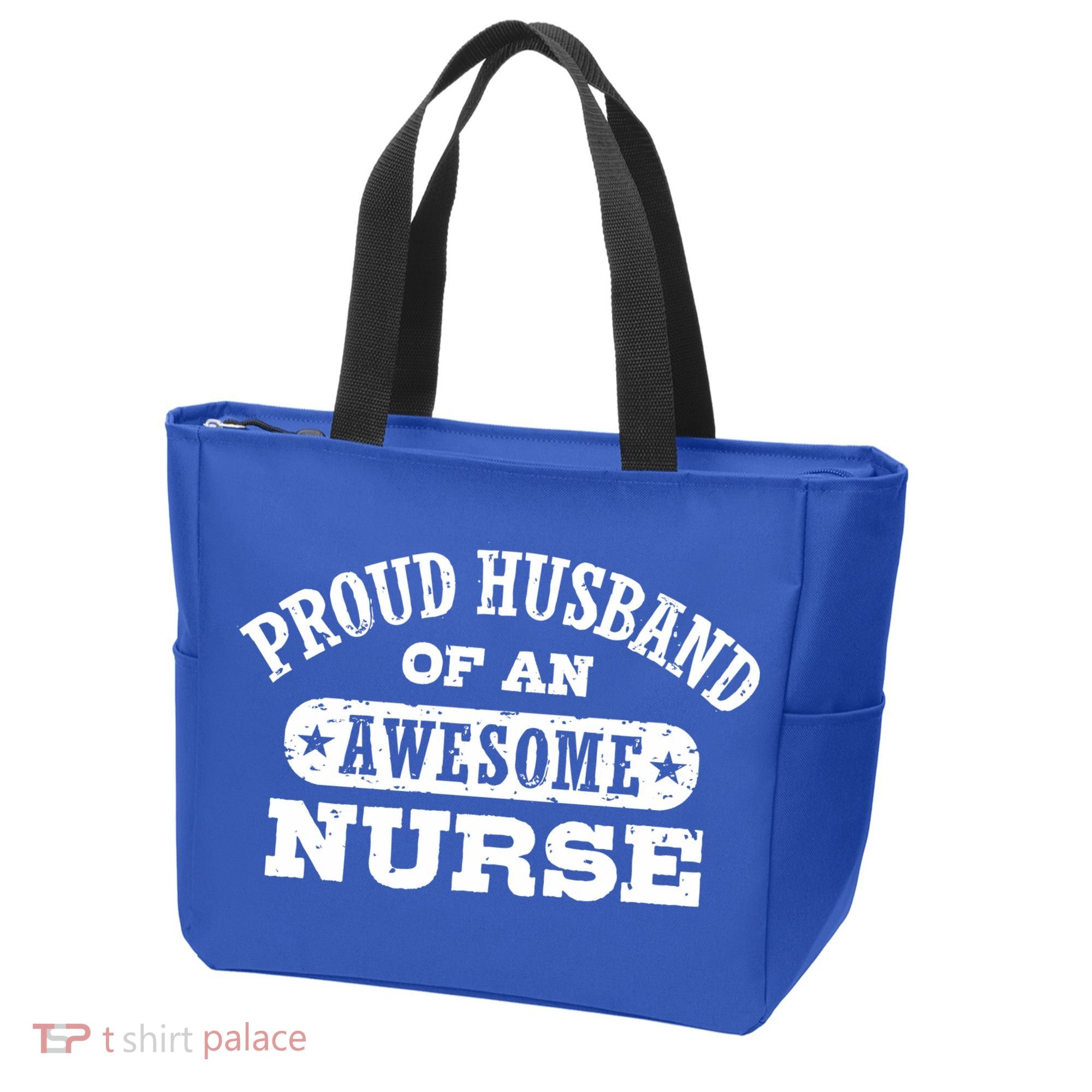 Proud Husband Of An Awesome Nurse Tote Bag