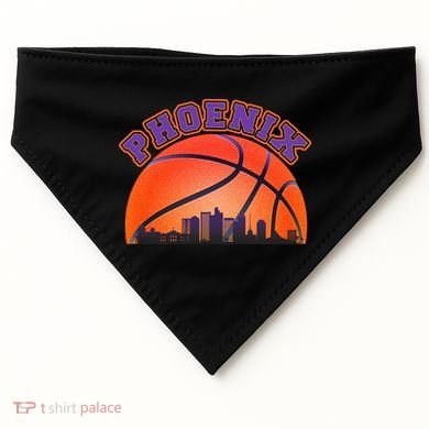 Phoenix Arizona Basketball City Skyline USA-Made Doggie Bandana