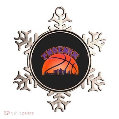 Phoenix Arizona Basketball City Skyline Ornament