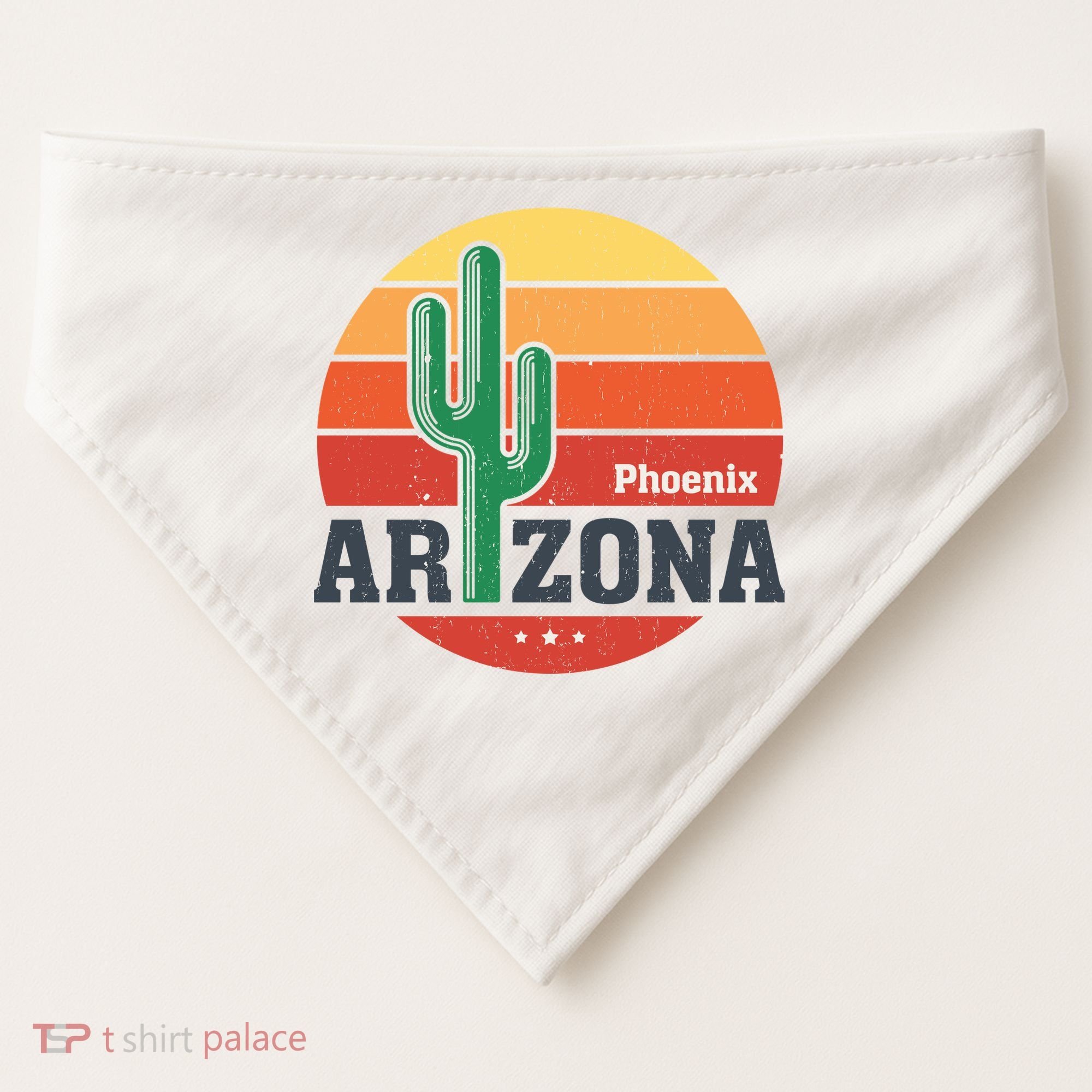 Phoenix Arizona Retro USA-Made Doggie Bandana