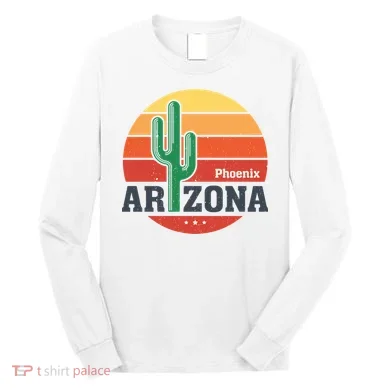 Phoenix Arizona Retro Long Sleeve Shirt