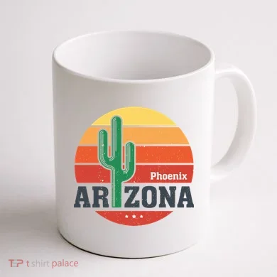 Phoenix Arizona Retro Coffee Mug back