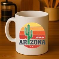 Phoenix Arizona Retro Coffee Mug thumb 4