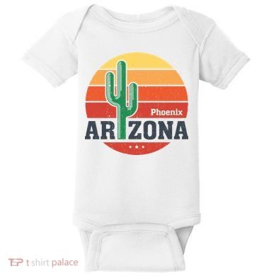 Phoenix Arizona Retro Baby Bodysuit