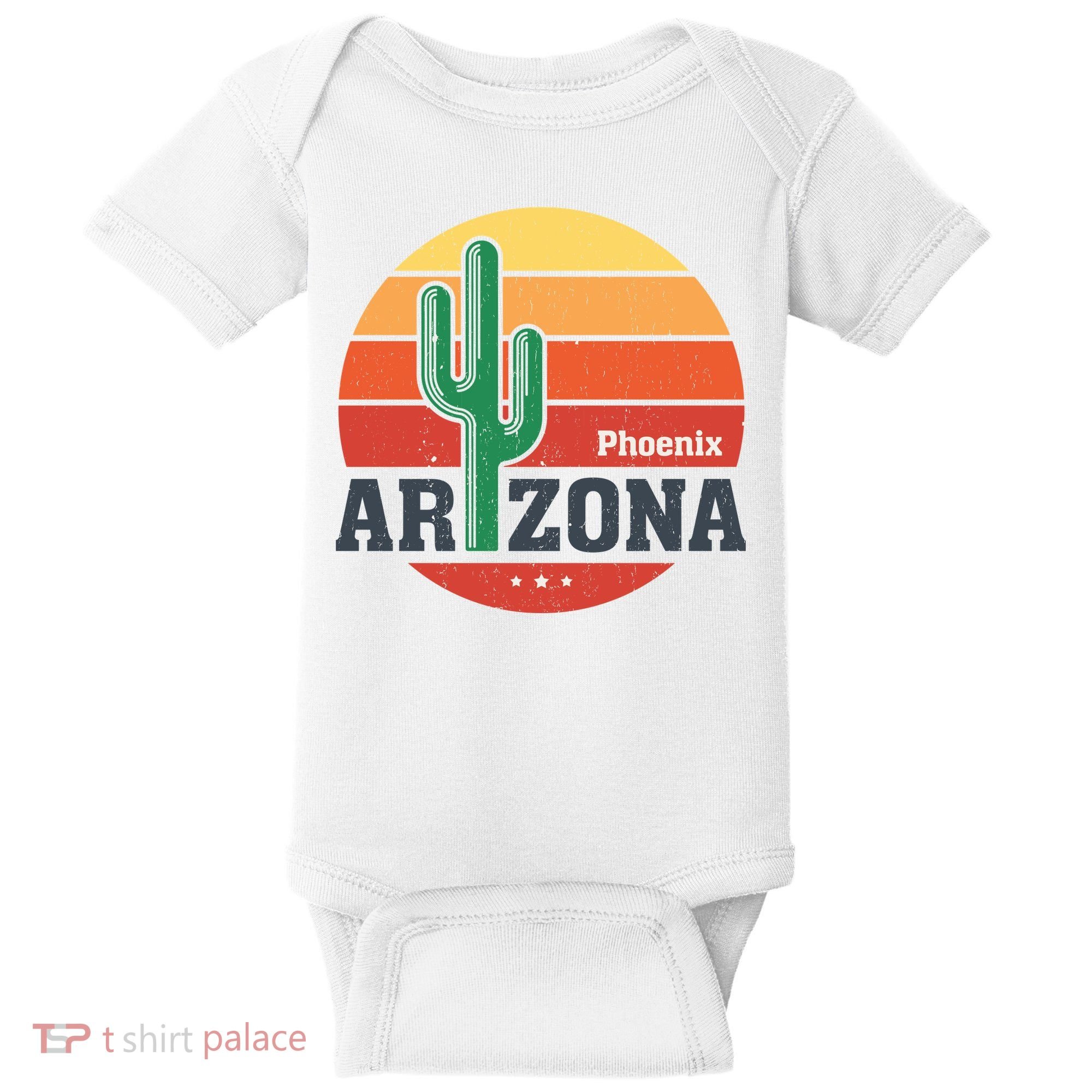Phoenix Arizona Retro Baby Bodysuit